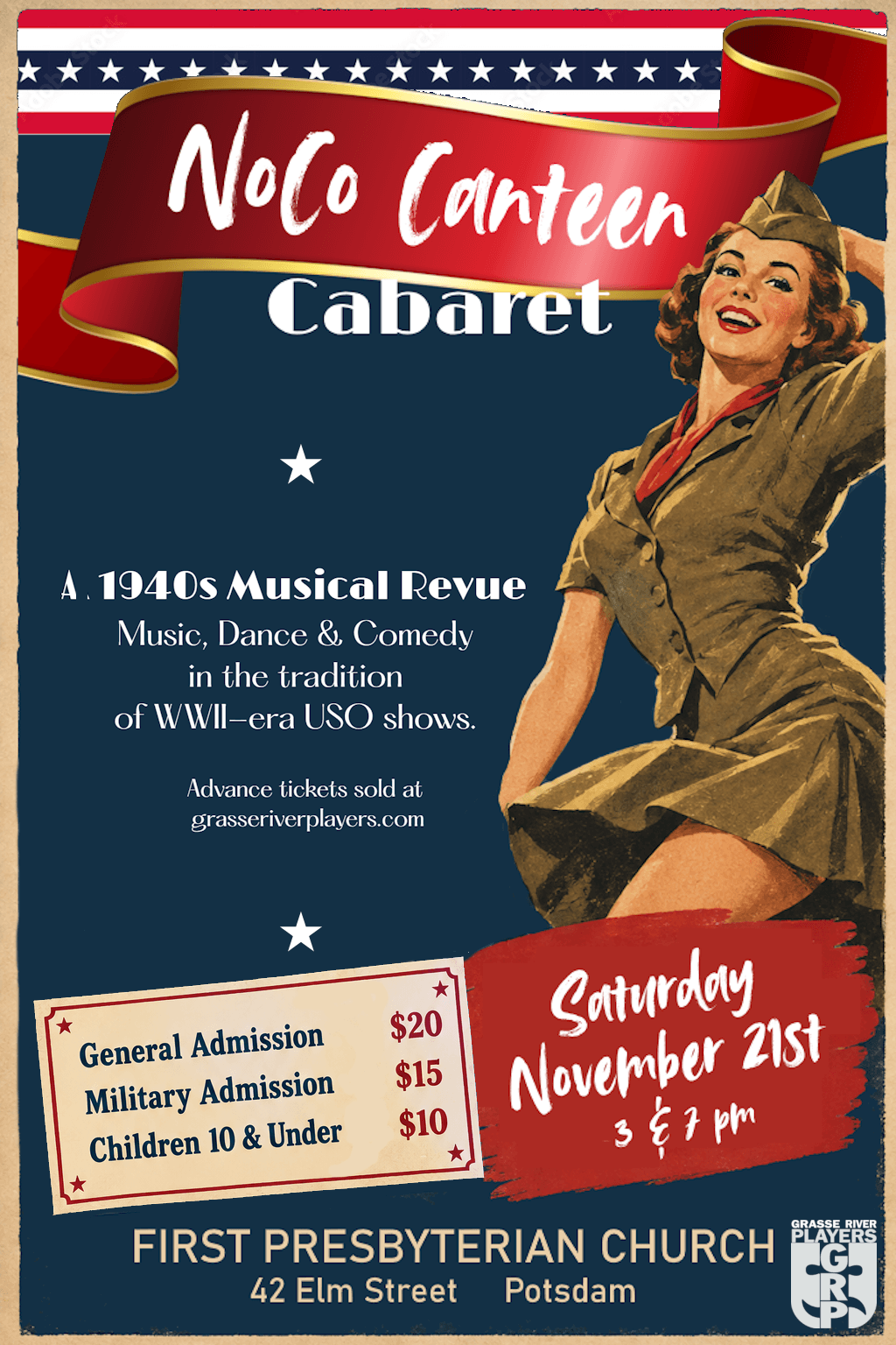 Poster for NoCo Canteen Cabaret